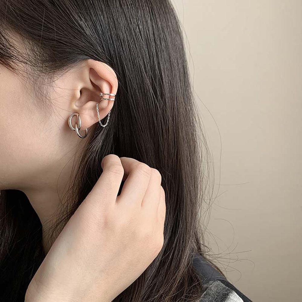 Khuyên kẹp vành tai thời trang cá tính Yanqueens Đồ trang sức Quà tặng