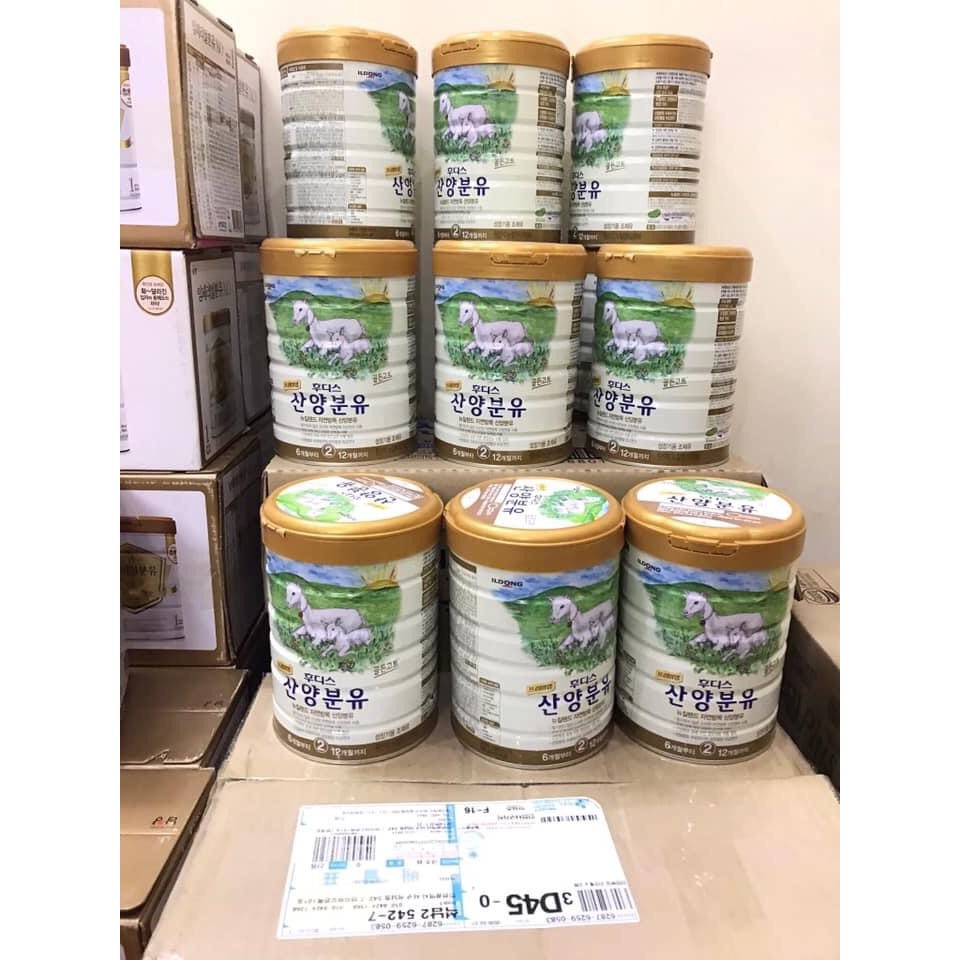 Sữa dê Ildong Hàn Quốc số 2 hôp 800gram date 2023