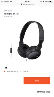 Sony mdr-zx110ap7