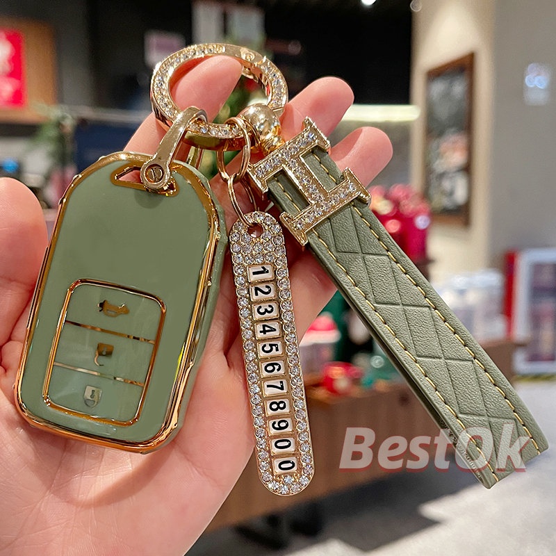 Vỏ Bảo Vệ Chìa Khóa Xe Hơi Honda Civic CRV BRV City Accord Civic CR-V XR-V MK10 Spirior Pilot