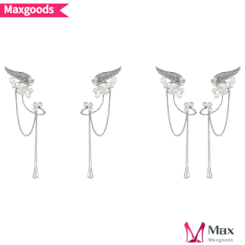 Khuyên Kẹp Vành Tai Yêu Tinh Hóa Trang Halloween|Khuyên Xỏ Tai Không Xỏ Lỗ Nhiều Màu Sắc