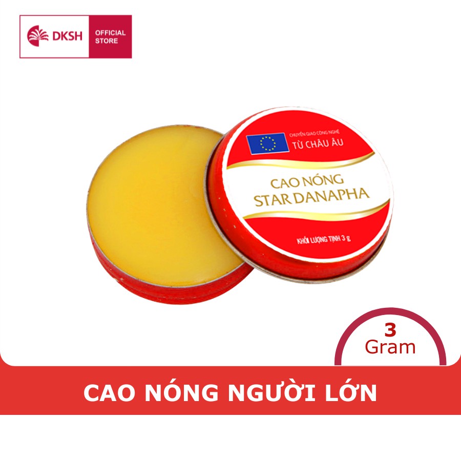 Hàng quà tặng không bán_ Cao nóng Cao Sao Vàng STAR DANAPHA 3g