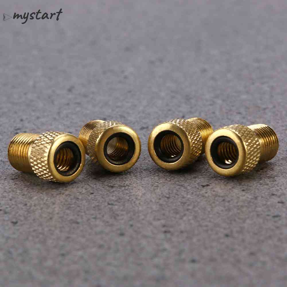 Bộ 2 Đầu Chuyển Đổi Van Bơm Hơi Xe Đạp Sang Schrader Tiện Dụng