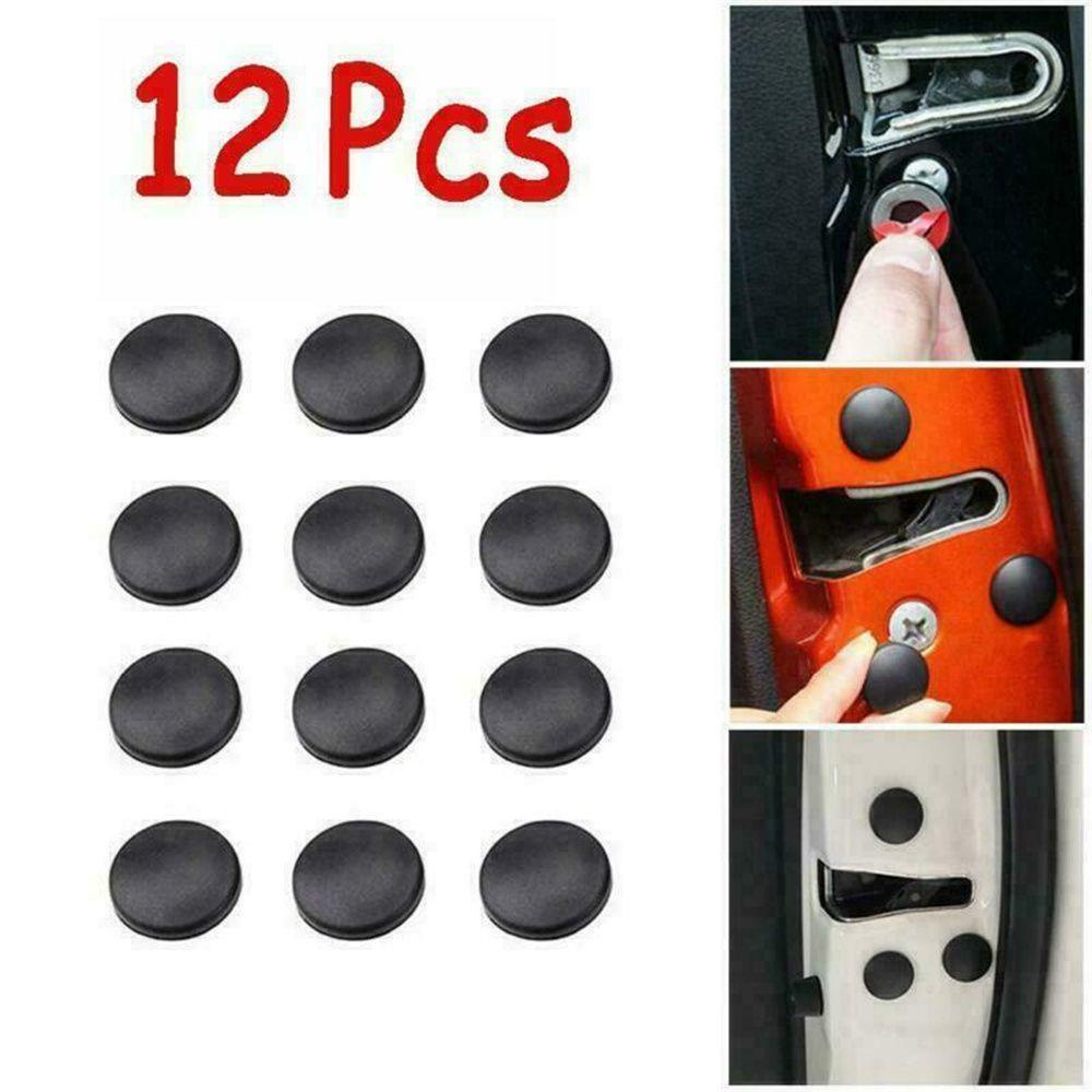 Bộ 12 Ốc Vít Mini Màu Trắng Đen Gắn Cửa Xe Hơi Chống Thấm Nước Tiện Dụng