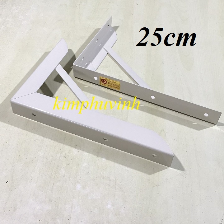 2 CÁI - 2T5 KE GÓC BẮT KỆ - KỆ TREO TƯỜNG 25CM - BAS BẮT TƯỜNG