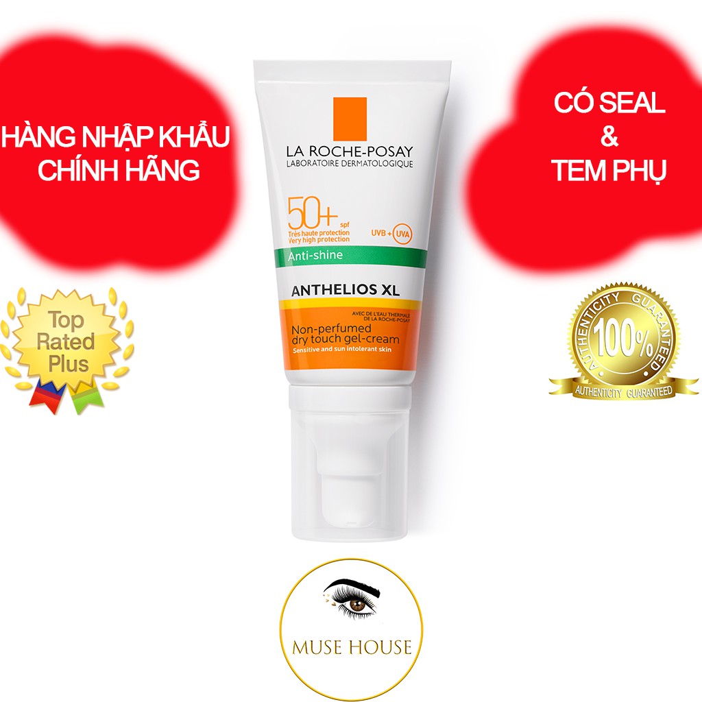 Kem Chống Nắng La Roche Posay Anthelios Gel Cream SPF 50+ Cho Da Dầu - MUSE HOUSE | Thế Giới Skin Care