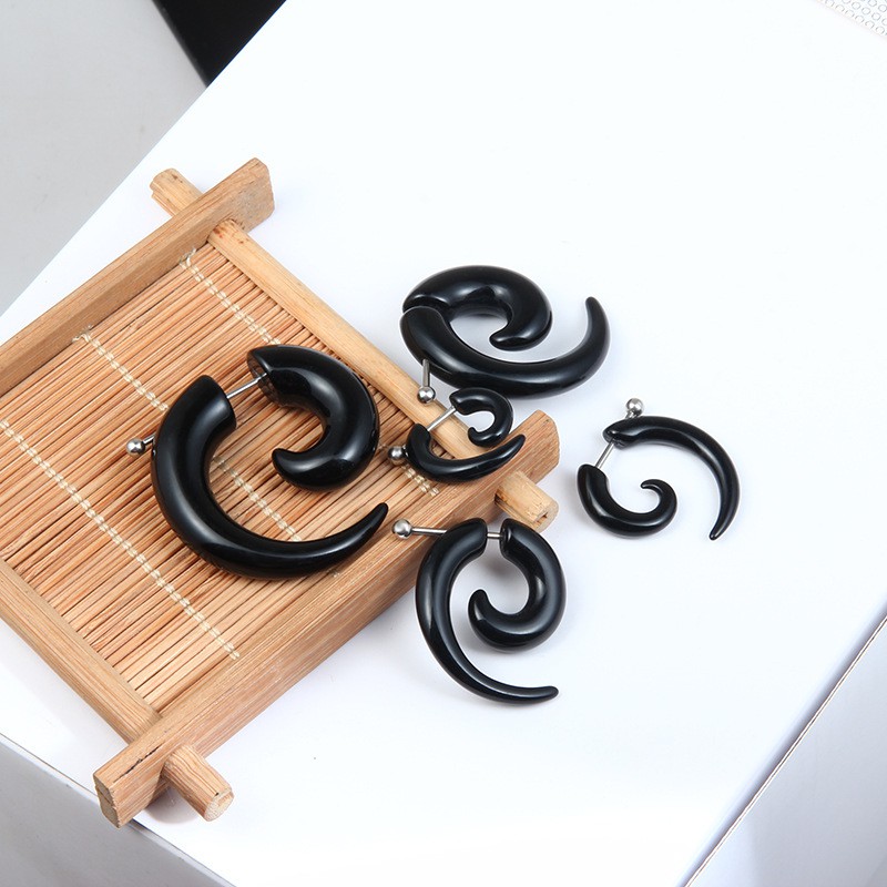 Khuyên Tai Nam Nữ Cá Tính, Khuyên Tai Horn Earrings (1 Chiếc)