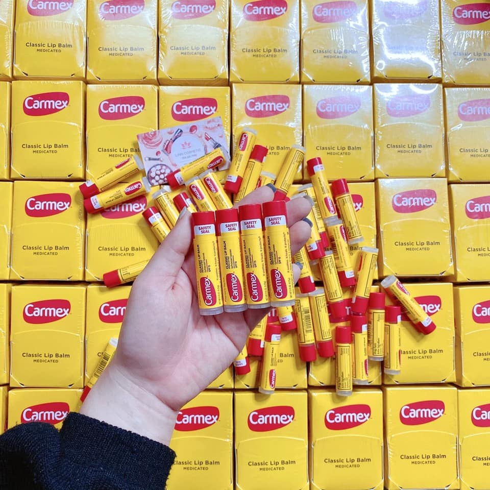 Son dưỡng môi chống nắng carmex classic lip balm spf15 chính hãng | BigBuy360 - bigbuy360.vn