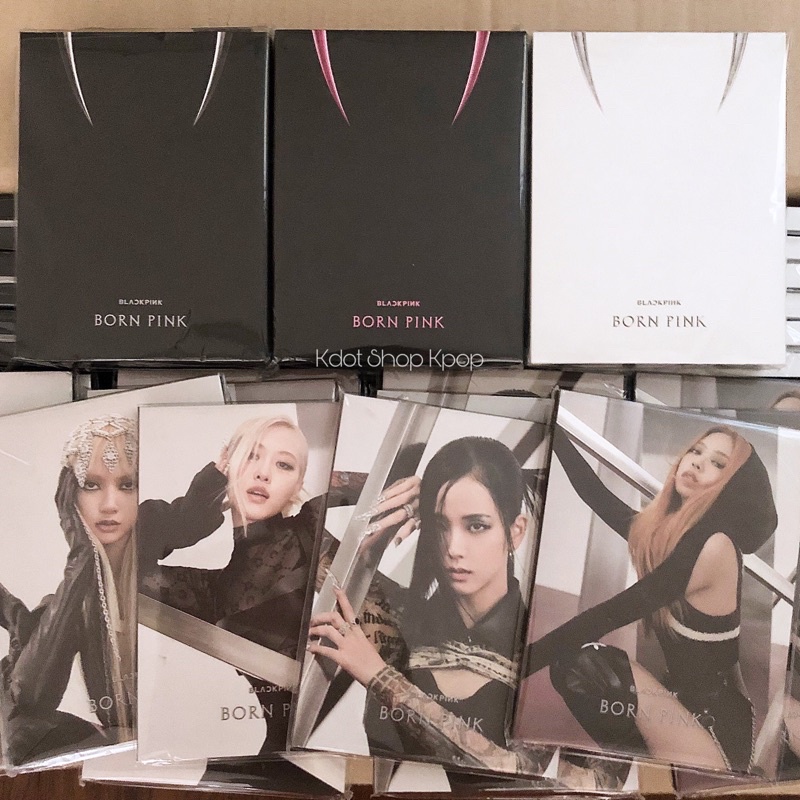 Bộ ảnh BLACKPINK Born Pink mới nguyên seal