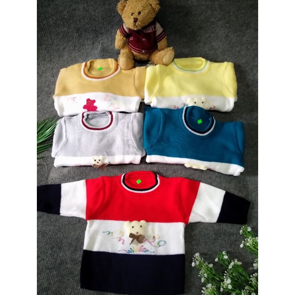 Áo Len chui đầu cho bé trai, bé gái  từ 4-9kg