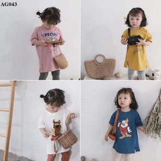 Váy suông bé gái(vàng sz 11-13kg) kèm ảnh thật