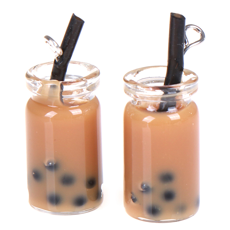 Set 2 Ly Trà Sữa Mini Tỉ Lệ 1: 12 Trang Trí Nhà Búp Bê