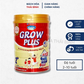 Sữa bột GROW PLUS  2+ VINAMILK 900G cho bé từ 2 đến 10 tuổi.
