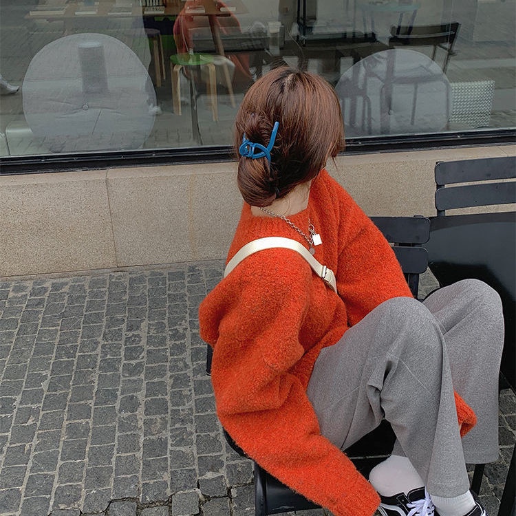 Áo len giữ ấm tay dài thời trang ngọt ngào trẻ trung dành cho nữ