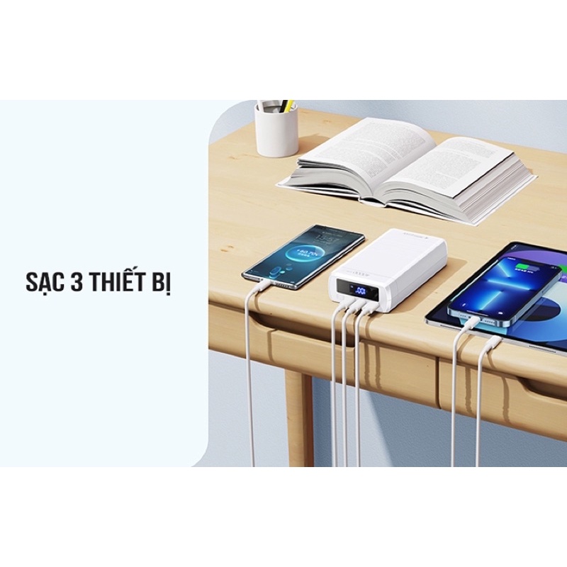 Pin sạc dự phòng 40000mah 65W Remax RPP-310 sạc cả máy tính