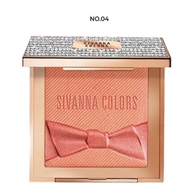 Phấn Má Hồng Trang Điểm Sivanna Colors Diamond Rose Essence Oil Blush HF4027 10g