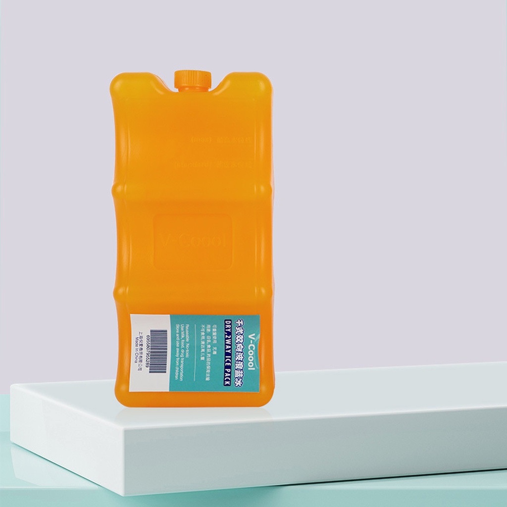 Đá khô thanh hộp nhựa 2 sóng và 3 sóng giữ lạnh sữa, thức ăn tiện lợi