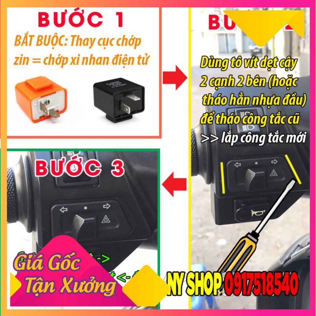 COMBO CÔNG TẮC XINHAN TÍCH HỢP ƯU TIÊN CHO WINNER X, SH VIỆT, SH MODE, AB 2015 - AB 2020, SH 2020 - SH 2021 - SH 2022