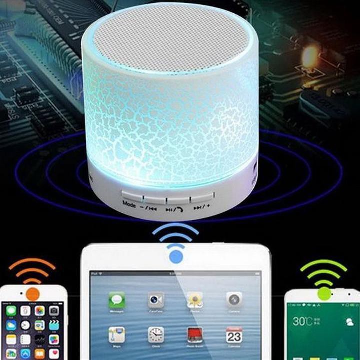 Loa Nghe Nhạc Không Dây Kết Nối Bluetooth , Thiết Kế Đèn Led Siêu Đẹp