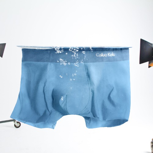 Quần sịp nam Cailuo Kelu kháng mùi kháng khuẩn thun lạnh siêu mỏng boxer chun đúc QL024
