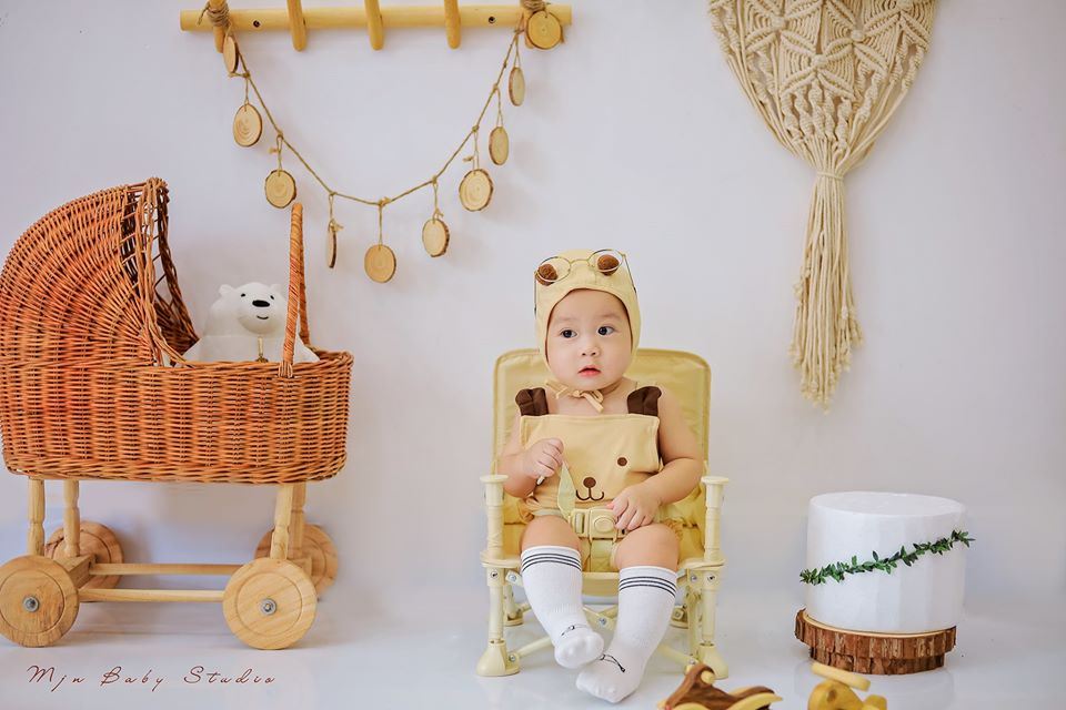 Props - Phụ kiện chụp hình siêu xinh cho các studio - Xe đẩy bằng mây