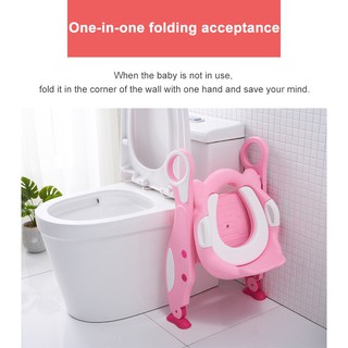 Bồn cầu có cầu thang cho trẻ em ,giúp bé tự lập sớm, hàng loại 1, dùng mùa đông và mùa hè E95