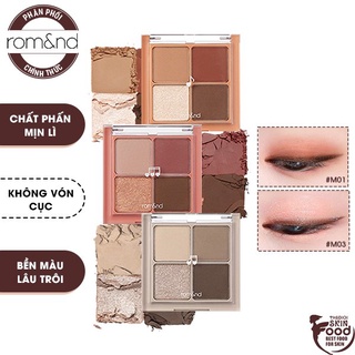 [PHIÊN BẢN MUSIC SERIES] Bảng Phấn Mắt 4 Ô Romand Better Than Eyes 7g