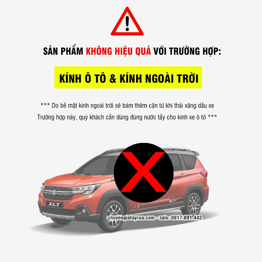 Bình Xịt Tẩy Cặn Canxi Vách Kính Nhà Tắm, Gương Nhà Tắm, Bể Cá Ố Mốc Lâu Ngày Siêu Mạnh Faster CG Plus