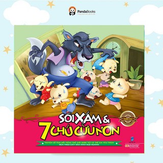 Sách PANDABOOKS Sói Xám & 7 Chú Cừu Non