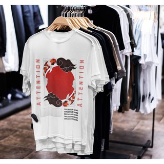 Áo thun oversize unisex attention