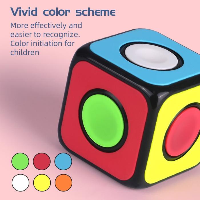 Rubik 1x1 QiYi O2 Cube Spinner - Rubik Biến Thể 1x1x1 - BUNNY