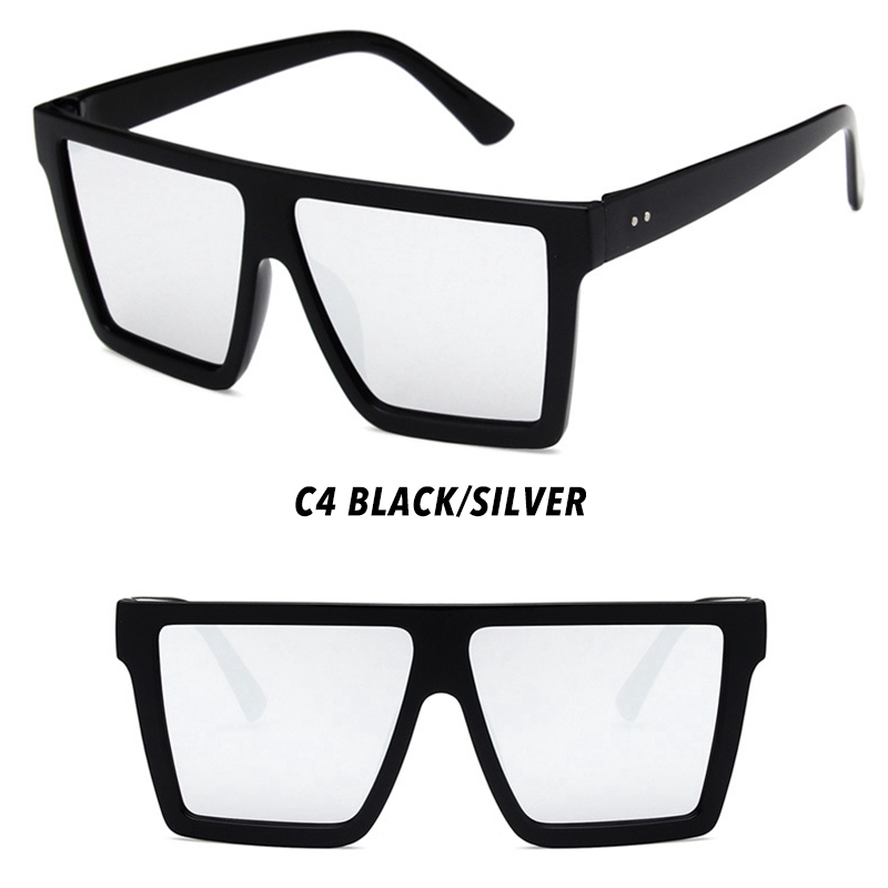 Kính Mát Oversize Gọng Vuông Thời Trang Dành Cho Nữ