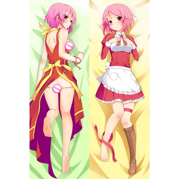 Vỏ Gối Hai Mặt In Hình Anime Sword Art Online Yuuki Asuna 60x180cm