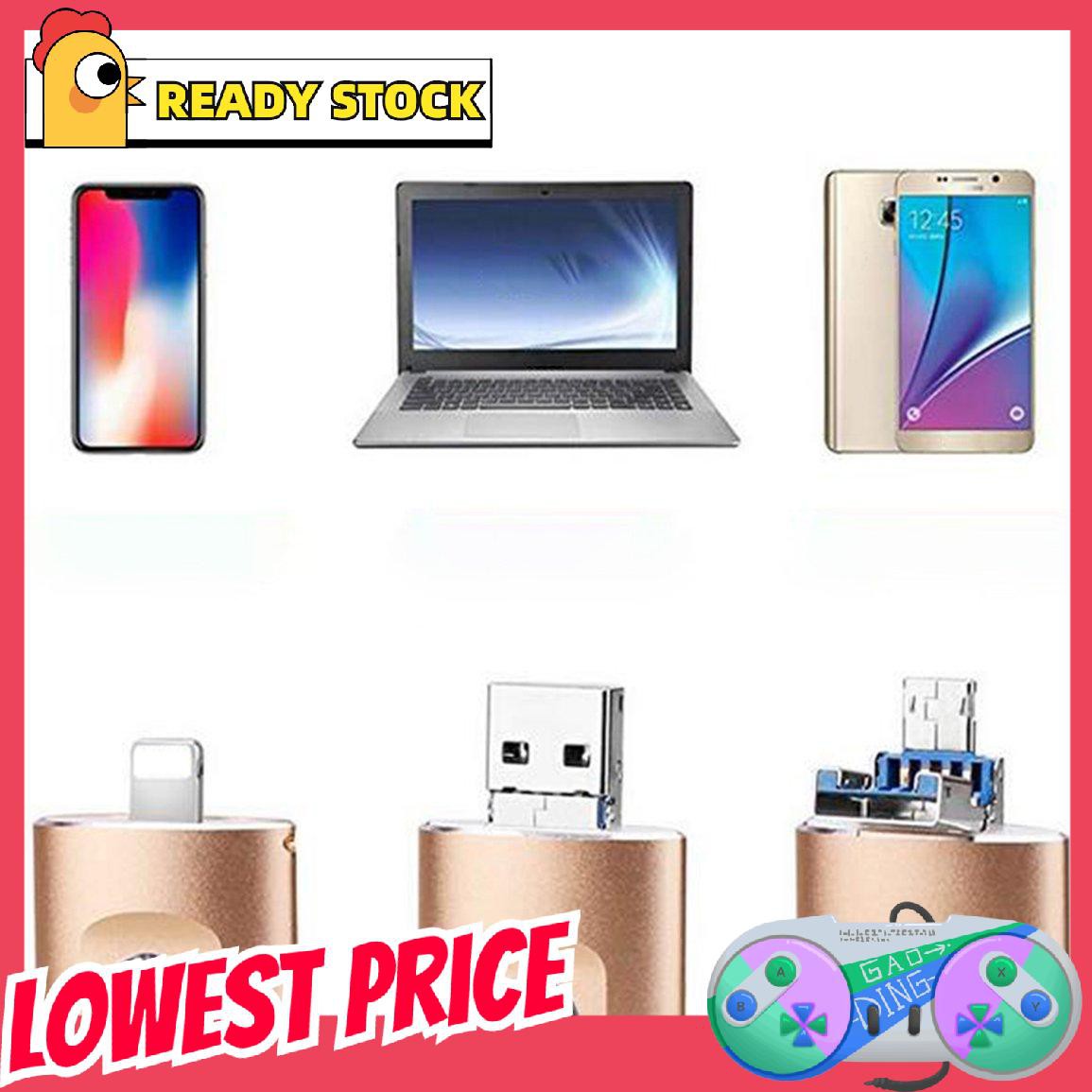 Usb 3 Trong 1 16gb 32gb 64gb 128gb Cho Iphone X / 8 / 7 / 6 Plus