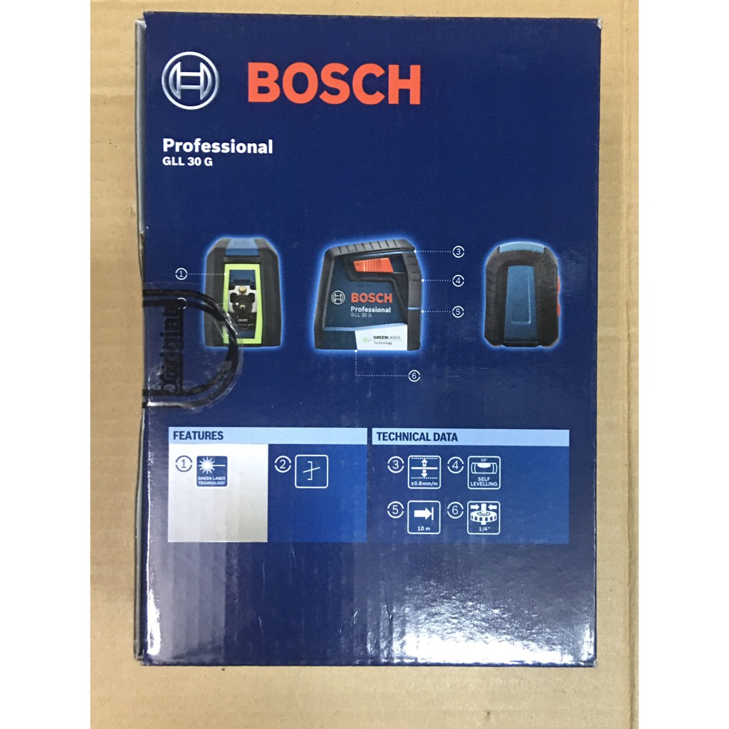 Máy cân mực laser Bosch GLL 30 G (tia xanh)