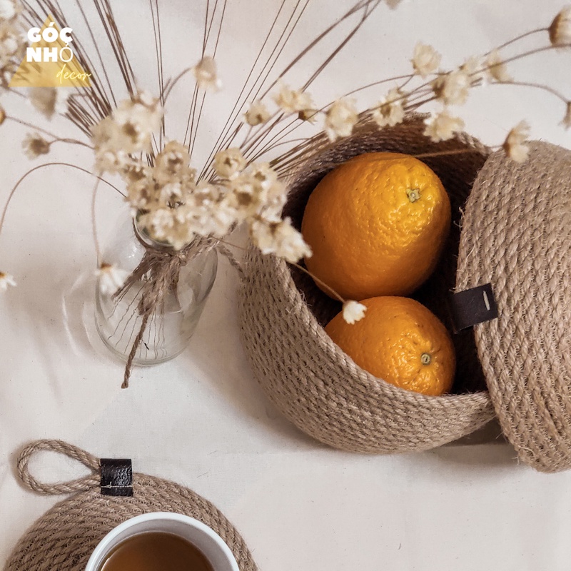 Giỏ Đựng Đồ Vintage, Giỏ Đựng Có Lắp Đựng Hoa Quả và Vật Dụng