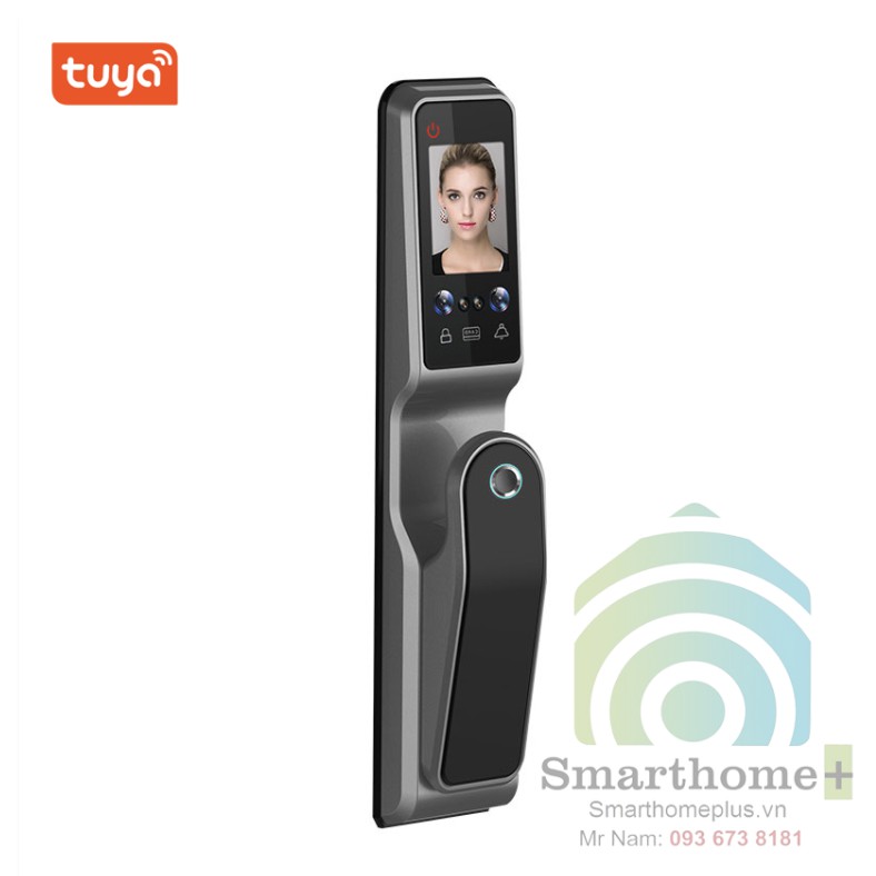 Khóa Cửa Thông Minh Face ID Có Màn Hình Wifi Tuya SHP-DL7Lv2