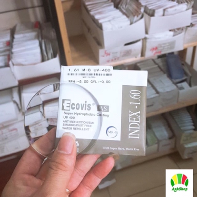 Tròng kính cận phổ thông khoảng độ từ 0.00 - 8.00 độ, độ loạn 0.00 - 2.00 độ | BigBuy360 - bigbuy360.vn