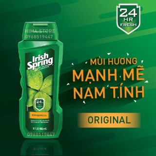 Sữa tắm irish spring for men 532ml