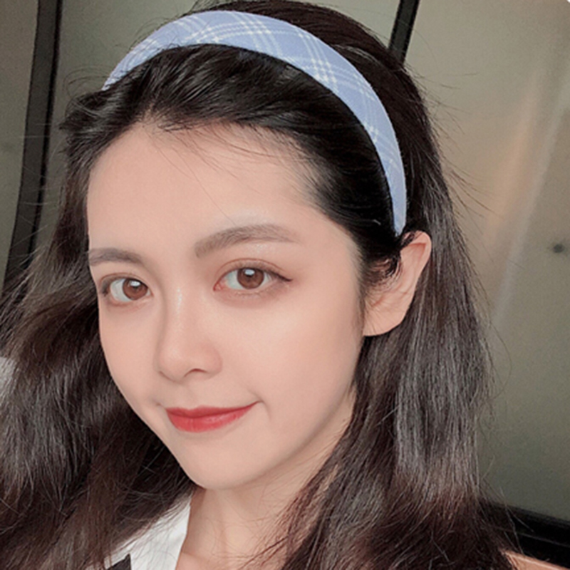 Dây Buộc Tóc Họa Tiết Ca Rô Đơn Giản Dành Cho Nữ