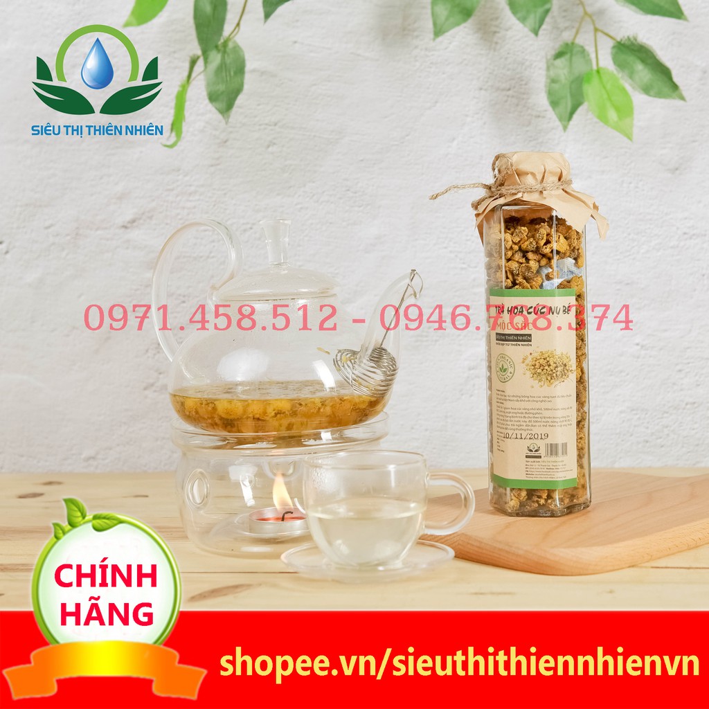 [Mã GROSALE2703 giảm 8% đơn 250K] [Nhập SIEUHOANX hoàn 10%xu] Trà hoa cúc vàng nhỏ (nụ bé) Mộc sắc cao cấp