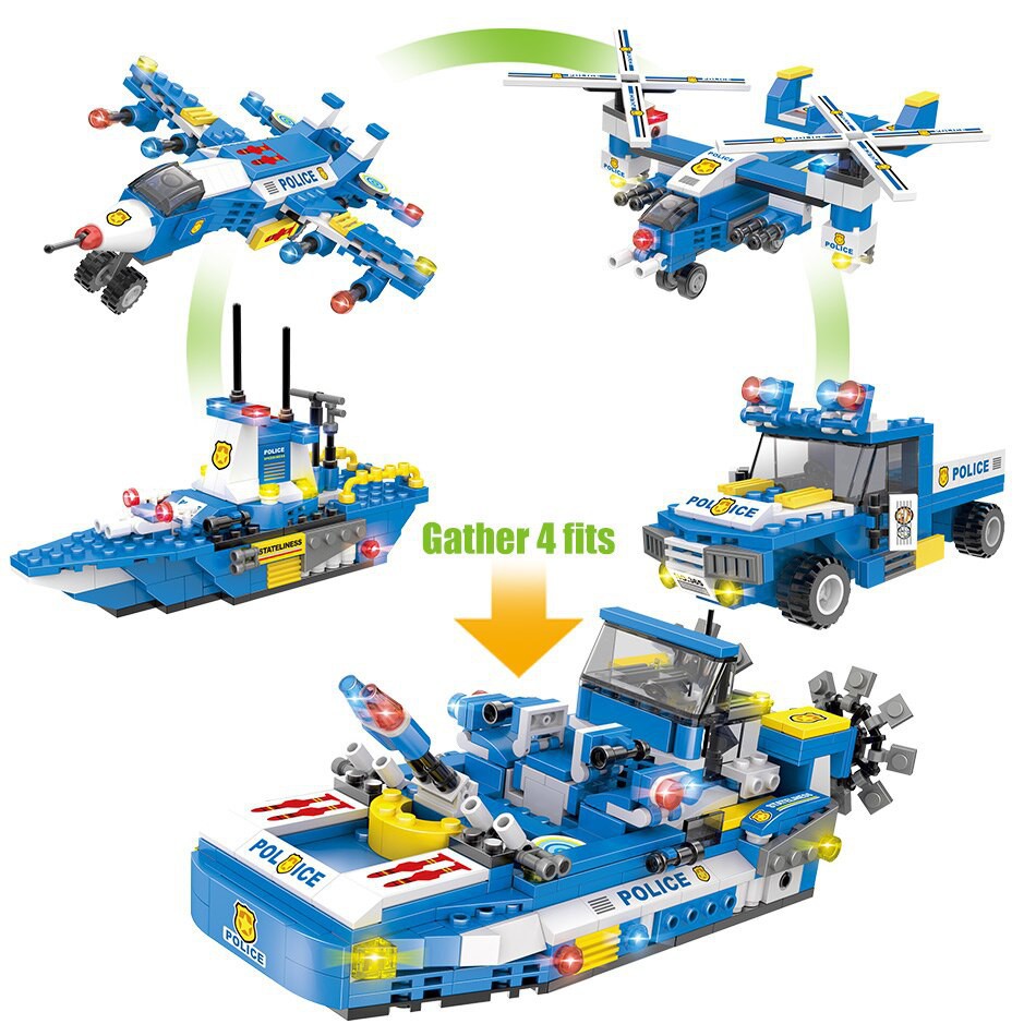 Đồ chơi xếp hình,lắp ráp lego ghép hình cho bé- Tàu tấn công Biston