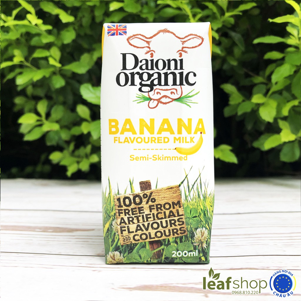 (Chỉ từ 33k/hộp khi mua nguyên thùng) Sữa tươi hữu cơ DAIONI 200ml | BigBuy360 - bigbuy360.vn