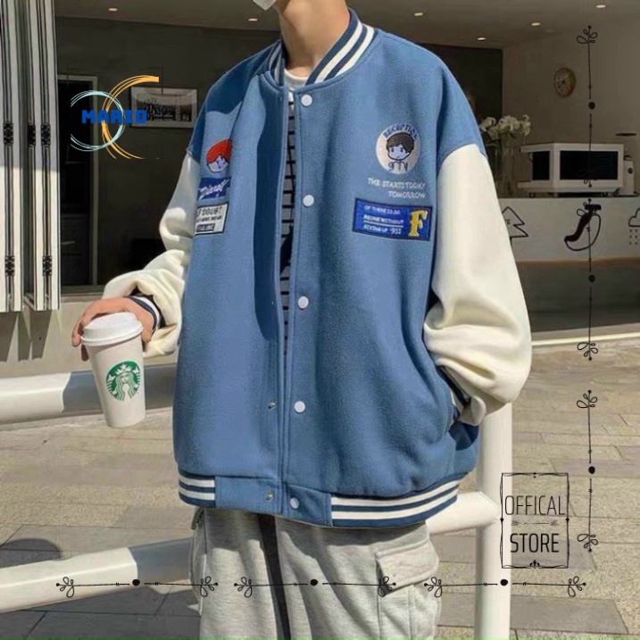 [MARIO FASHION] Áo khoác nỉ Cardigan DINNER Hàn Quốc form rộng Áo nỉ Cardigan bomber jacket ulzzang Cá Tính Unisex | BigBuy360 - bigbuy360.vn