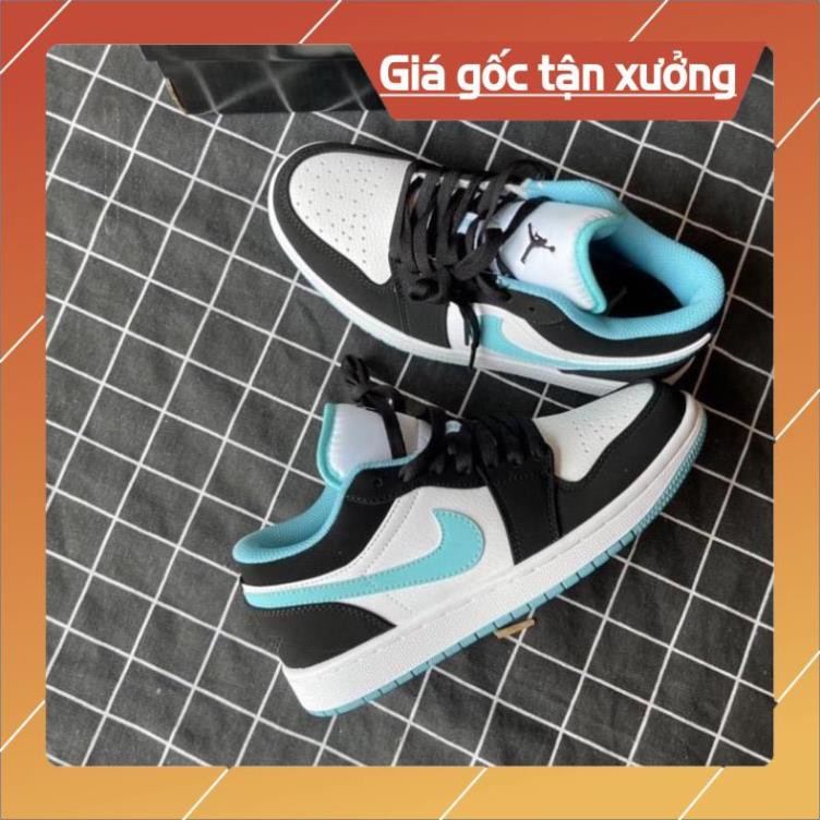 [FreeShip+ Hàng Xịn] Giày thể thao, Giày sneaker, Giày jordan 1 xanh ngọc cổ thấp