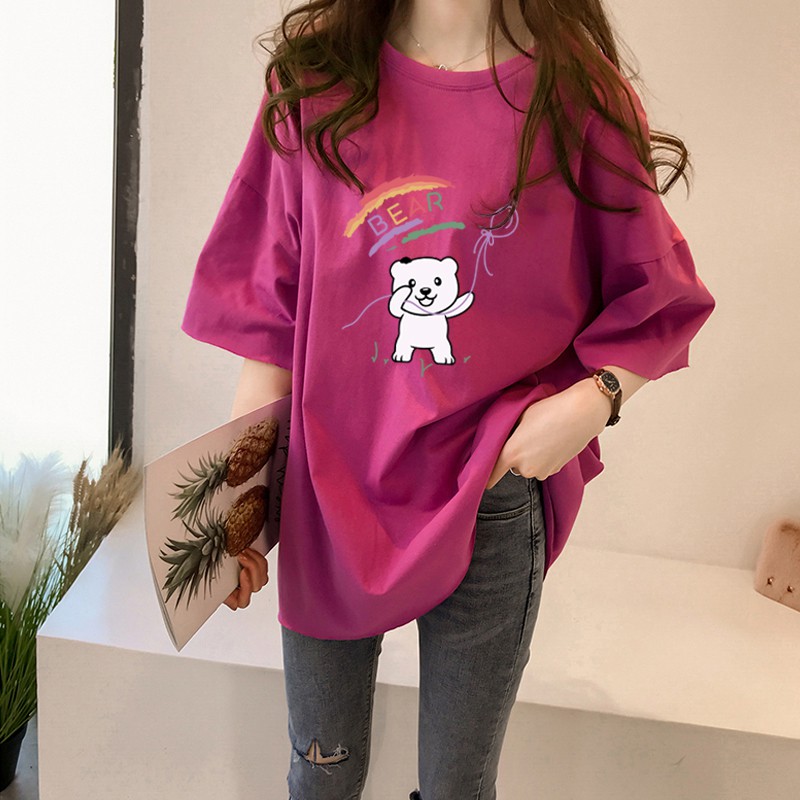 NRVP Áo thun tay ngắn dáng rộng thời trang mùa hè 2021 plus size 5XL