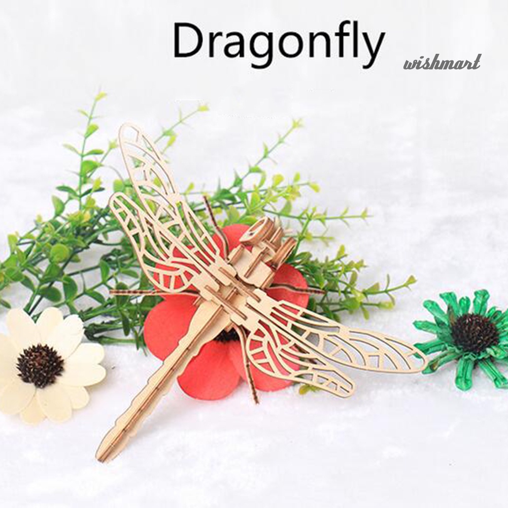 Đồ chơi lắp ráp mô hình côn trùng 3D bằng gỗ DIY độc đáo cho trẻ em