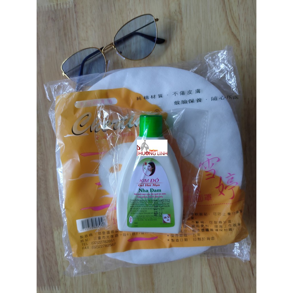 Combo giấy và gel lột mun nha đam