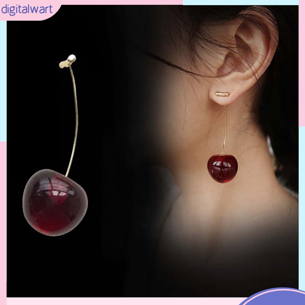 Cặp bông tai hình quả cherry xinh xắn cho nữ