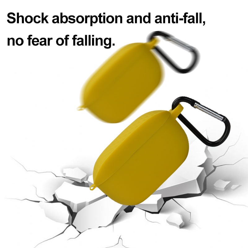 Vỏ Bảo Vệ Hộp Sạc Tai Nghe Không Dây JBL WAVE 100 TWS JBL100TWS Bằng Silicon Chống Sốc Màu Trơn